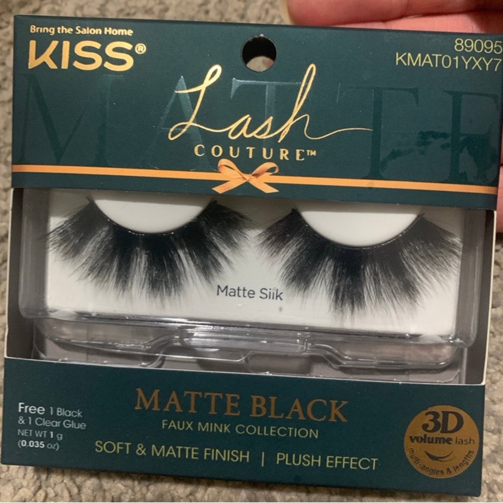 KISS Lash Couture Matte Black Faux Mink Collection